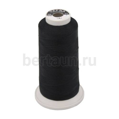 Нитки д/шв.машинки № 58 210d /2  5000 ЧЕРН. 100 гр