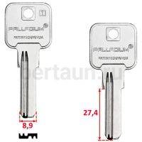 Заг.для ключ. Palladium-1 2п (8,8*2,4*27мм) 10455  верт.H-192 №505 
