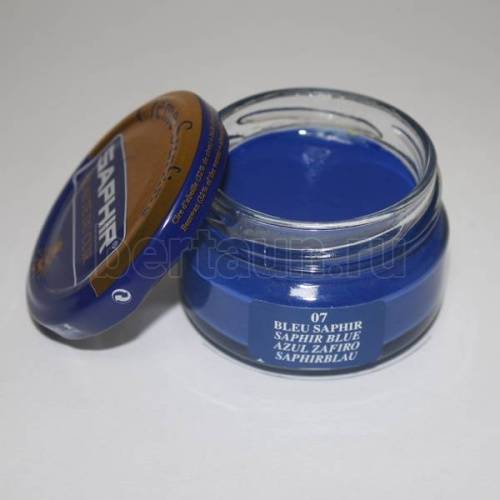 Сапфир №153   Крем банка 0032 СТЕКЛО-07  50 мл.(saphir blue)