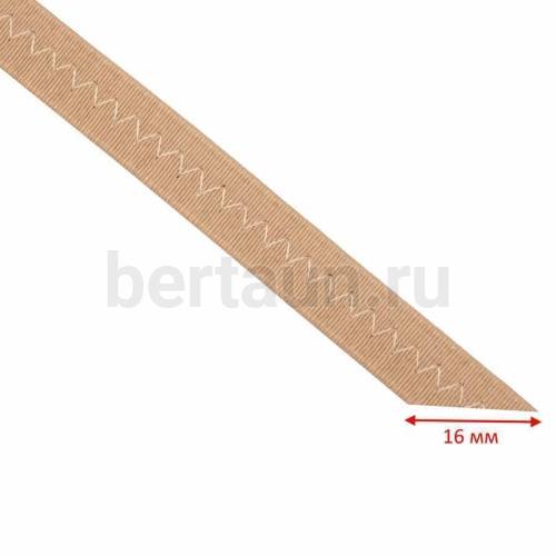 Резинка босоножная 16 мм. беж ИТАЛИЯ