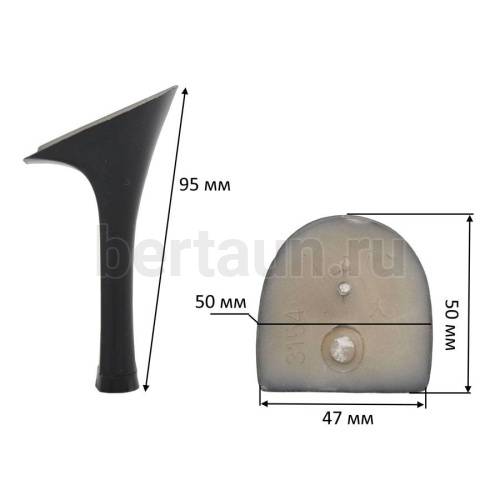 Каблуки №   9 LY 3154 черный матовый.(высота 9,5 см)