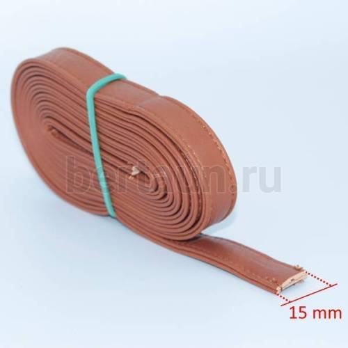 Ручки сумочные ПЛОСКИЕ № 81 1,5см*2м карамель мат
