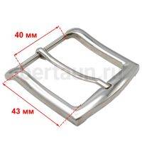 Пряжка  № 57 ременная  (С 2408) 40 мм никель 