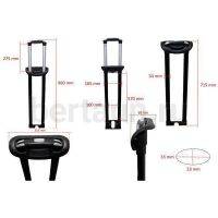 Ручка телескоп. д/чемодана № 80  FSD 1322 28"