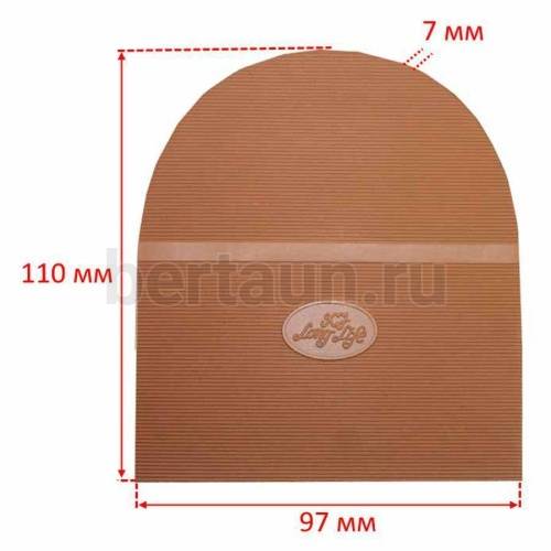 Набойка №  61   LONG LIFE 46-1 Набойка бол. беж.