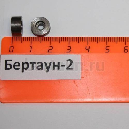 Набойка метал. № 26   точеные стальные круглые D-9 мм.