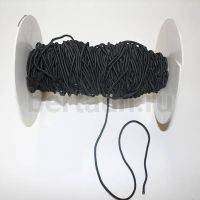 Резинка шляпная 4мм черная ЛТ