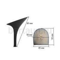 Каблуки №  60 LY 6319 черный матовый.