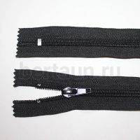 МОЛНИЯ №210 обувная спираль Т7-С 55 см. черная