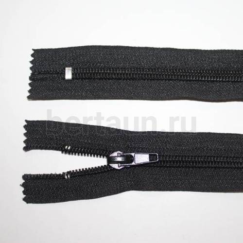 МОЛНИЯ №210 обувная спираль Т7-С 55 см. черная