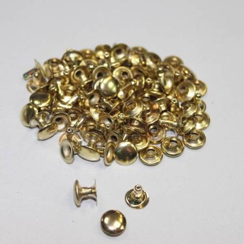 Заклепки "Хольнитены" №32 9*8 мм золото ( 50 шт. упак.)  джинсовые ТВ