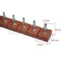 Полоса - штырь №11  ПРИБАЛТИКА (10 пар) ТОНКИЙ ШТЫРЬ коричн.