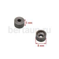 Набойка метал. № 25   точеные стальные круглые D-8 мм.