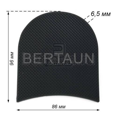 Набойка №  84  BAOMA арт.B101 черный 6.5 мм