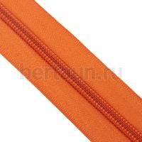 Молния рулонная №  95  спираль Т8 /№387 оранжевый (200м/упак)