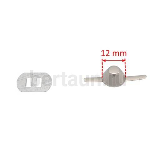 Ножка №15  Пукля  LT К 3130 Д  12*6 мат. никель (10 шт/упак)