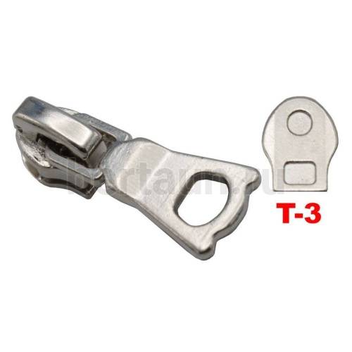 Замок-бегунок №145 спираль Т3 BERT 30066 никель