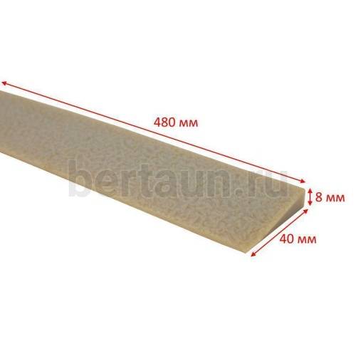 Косяки №12    TOPY CREPE 480*40*8мм узкие св.беж