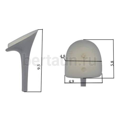 Каблуки № 106 EV & SV 9513 р.3 серебро