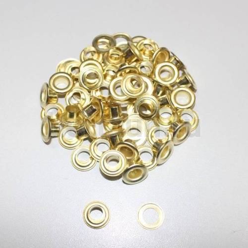 Блочка и  люверс  №49 D 4 мм  (5000 шт/уп) золото 