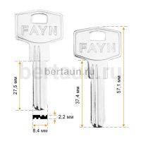 Заг.для ключ. KAE1(FAIN1)KAE10D_KAL7_KLE8R_x Kale FAIN 1D  верт. № 610
