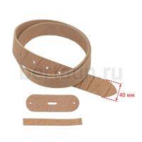 Заготовка №11 для ремня 40 мм (чепрак) бежевый