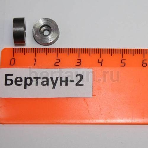 Набойка метал. № 29  точеные стальные круглые D-12 мм.