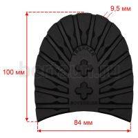 Набойка №  83  SOVEREIGN TREKKER р. 3-1/2 жен. черн. ЗИМА 10 мм