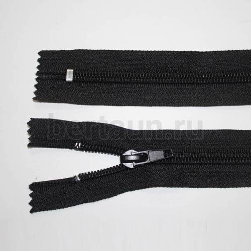 МОЛНИЯ №232 обувная спираль Т7-С 12 см. черная