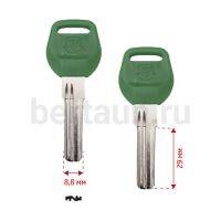 Заг.для ключ. BAODEAN-2P-29-БРОНЬ пластик (D395) вертикальный №357