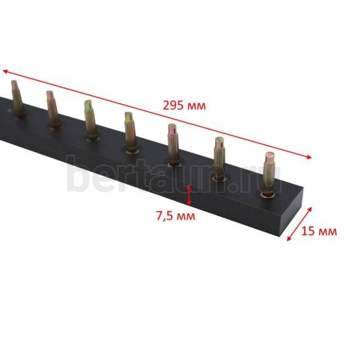 Полоса - штырь № 8  BASF № 1 (10 пар) черная