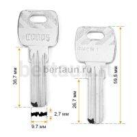 Заг.для ключ. РМСМ-1 многопазный  CANAS Турция  верт.  № 643