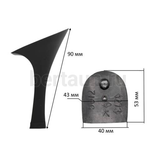 Каблуки № 116 LY 5012 черный матовый