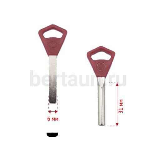 Заг.для ключ. ABL-1 ОБЛОЙ ABL2_AB2_AY2_S12ABY_AY30_Abloy Латунь пластик (D-224)№571