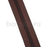Молния рулонная  № 48  спираль Т8 /№304 коричневая (200м/упак)