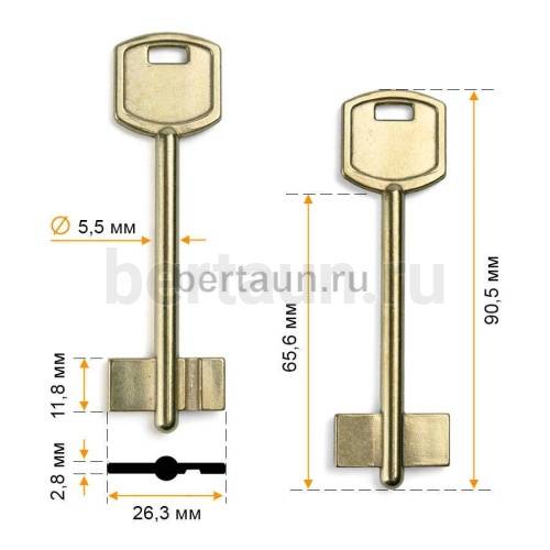 Заг.для ключ. ЗТ-2  DV0007  (Конаково)   №707