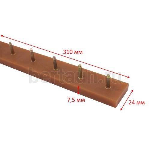 Полоса - штырь №10 PROFI BASF ( 6 пар) карамель