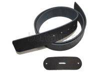 Заготовка №10 для ремня 40мм (чепрак) черная