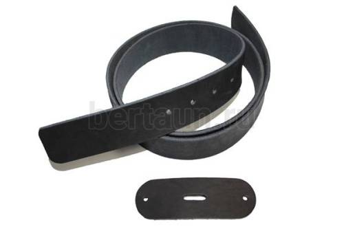 Заготовка №10 для ремня 40мм (чепрак) черная