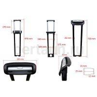 Ручка телескоп. д/чемодана №165  FSD СС2*28  71 см