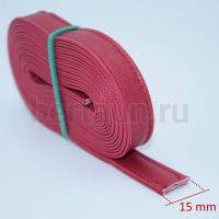 Ручки сумочные ПЛОСКИЕ №105 1,5см*2м красный НОВИНКА