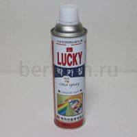 Краска №  7 аэрозоль "LUCKY" 400 мл № 316 (белая)