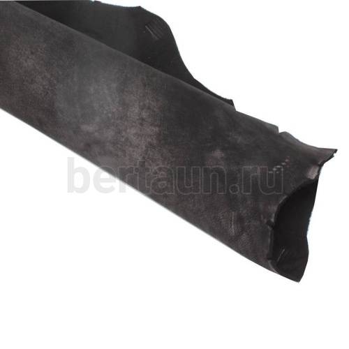 Кожа натуральная ВЕЛЮР SMALL  ИТАЛИЯ (цвет черный) арт. 019