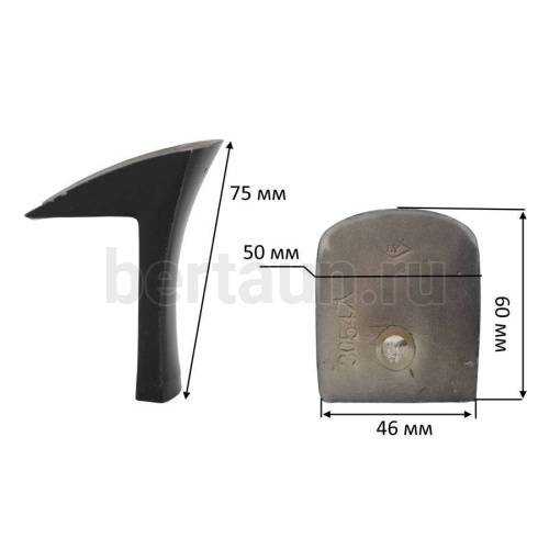 Каблуки № 115 LY 3054 черный матовый широк..(высота 7,5см)