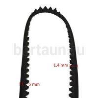 Рант № 8  декоративный  (5 мм) овал черный