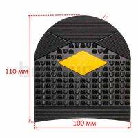 Набойка №     1029    ПРИБАЛТИКА  082 черные с цветной вставкой