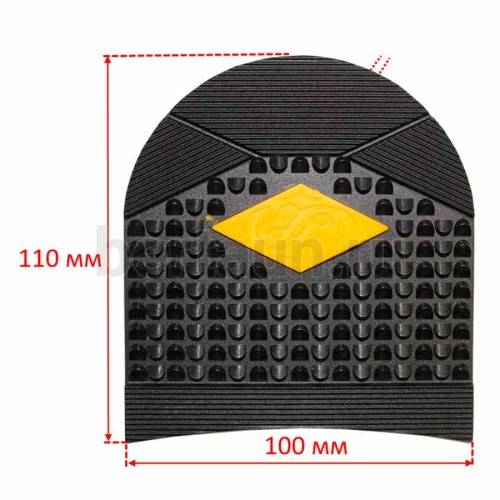 Набойка №     1029    ПРИБАЛТИКА  082 черные с цветной вставкой