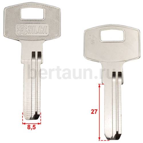 Заг.для ключ. DEK 3_  DK3_ DKB1_DKB1(вертикалка)№315 (SILCA)