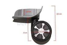 Колесо №113 д/чемодана  FSD 27/18  резин.маленьк.СЕРОЕ (4шт/комп)