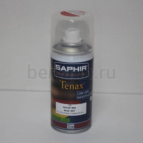 Сапфир № 29   0823 Аэроз-крас. д/ кожи Tenax 150мл.11 красн